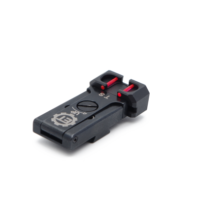 Eemann Tech Adjustable Rear Sight with Fiber Optics for CZ 75 Tactical Sports