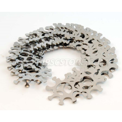 DAA 50-Pack Stainless 929 Moon Clips 0.037"/0.040"