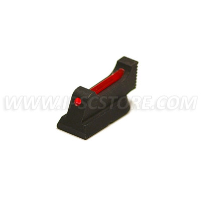 Eemann Tech Front Sight for CZ 75, CZ SHADOW 2, Checkered, with 1mm Fiber Optics Rod