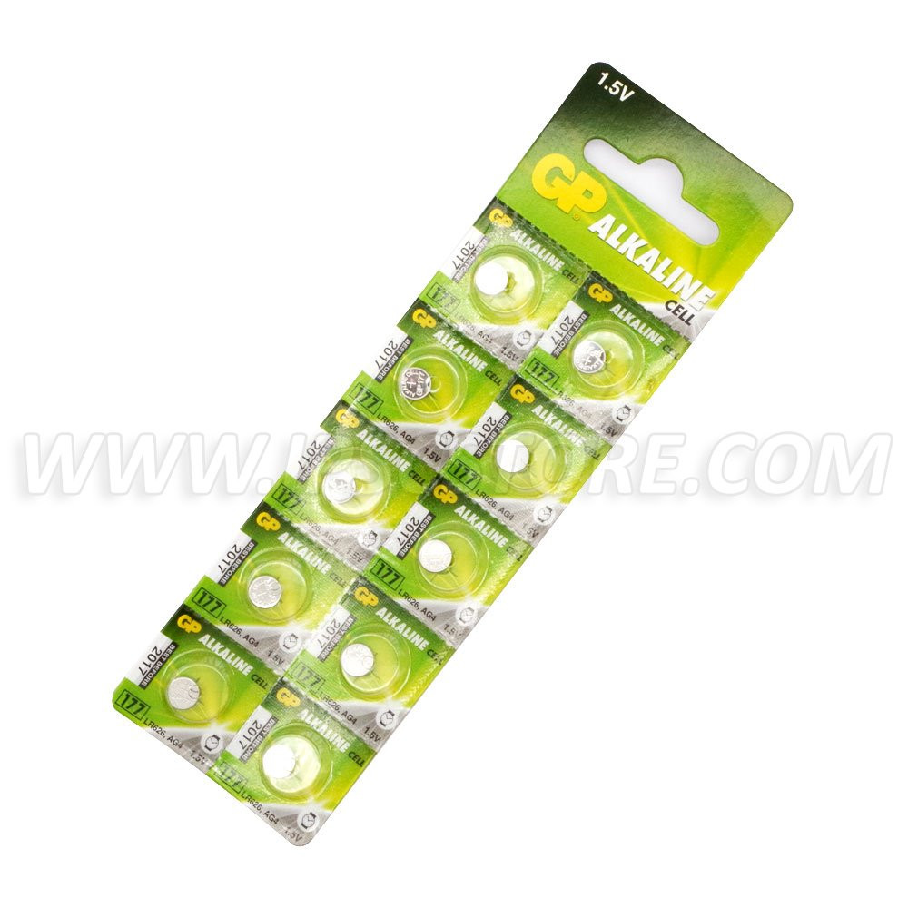 Battery LR626 GP Alkaline 10 pcs./pack