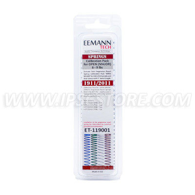 Eemann Tech Recoil Springs Calibration Pack OPEN MAJOR for 1911/2011