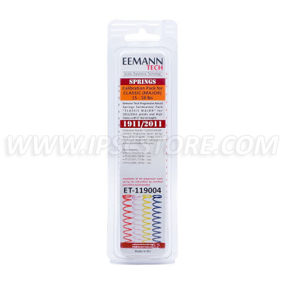 Eemann Tech Recoil Springs Calibration Pack CLASSIC MAJOR for 1911/2011