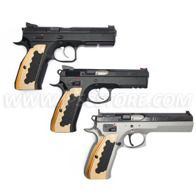 Eemann Tech Brass Long Grips for CZ 75, CZ 75 TS, CZ SHADOW 2