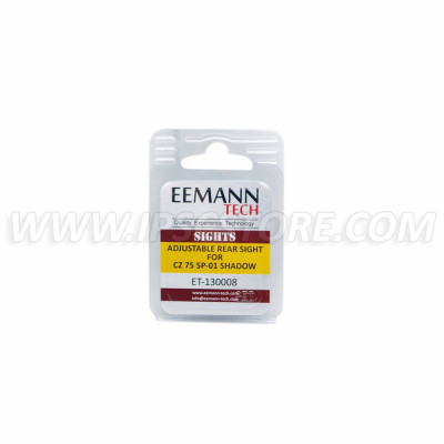 Eemann Tech Adjustable Rear Sight for CZ SP-01 SHADOW, CZ SHADOW 2