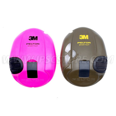 3M™ PELTOR™ SportTac™ Hearing Protection Pink/Green MT16H210F478RE