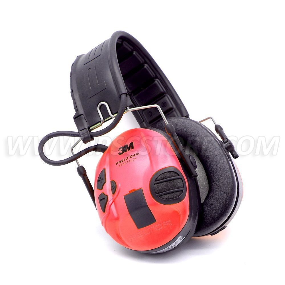 3M™ PELTOR™ SportTac™ Hearing protection Red/Black MT16H210F478RD