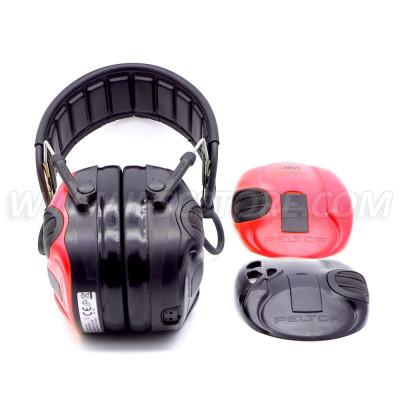 3M™ PELTOR™ SportTac™ Hearing protection Shootingfoldable headband red/black MT16H210F-478-RD