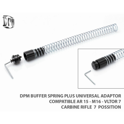 DPM SET/AR-15 Adaptor & Buffer Spring for Rifle & VLTOR 7 Tubes