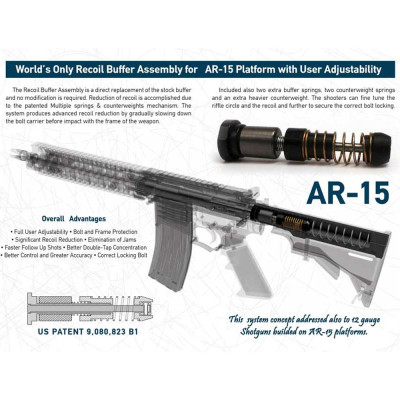 DPM RBA/AR-15 308 Recoil Buffer Assembly for AR15 platform