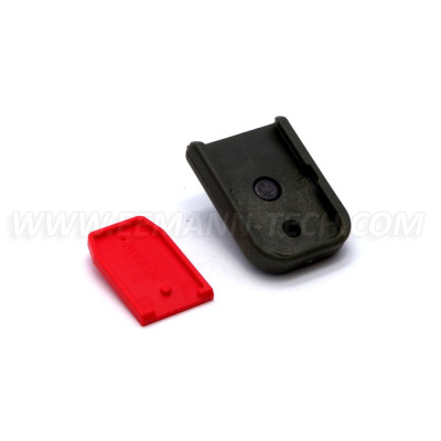 DPM MFPG-GL/1 Magazine Floorplate with Car Glass Breaker for GLOCK 9mm/.40S&W/357Sig Polymer Green 