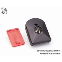 DPM MFA-XDM/1 Magazine Floorplate with Car Glass Breaker XDM 9mm/40S&W ALUMINUM BLACK T6 Aircraft Hard Coad Anodized 