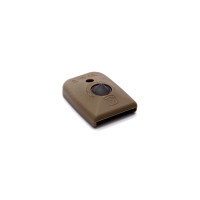 DPM MFPD-GL/2 Magazine Floorplate with Car Glass Breaker for GLOCK 21/30/37/38/39 Caliber .45 Auto/.45 G.A.P. Polymer Desert Tan