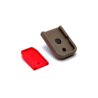 DPM MFPD-GL/1 Magazine Floorplate with Car Glass Breaker for GLOCK 9mm/.40S&W/357Sig Polymer Desert Tan 