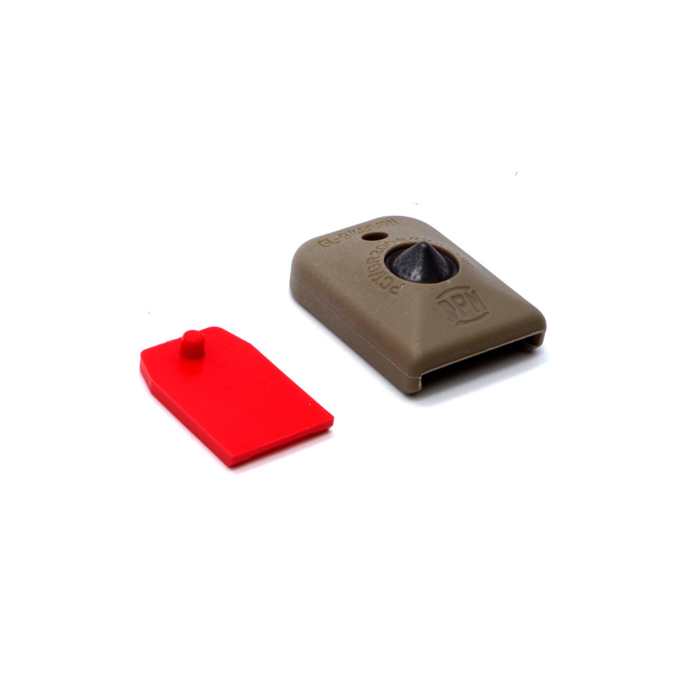 DPM MFPD-GL/1 Magazine Floorplate with Car Glass Breaker for GLOCK 9mm/.40S&W/357Sig Polymer Desert Tan 