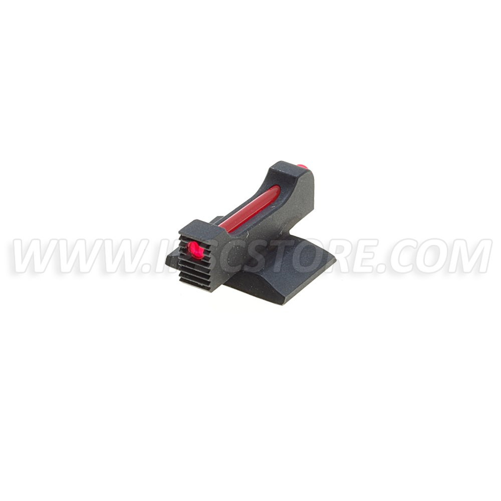 Eemann Tech Front Sight for 1911/2011, Checkered with 1mm Fiber Optics Rod