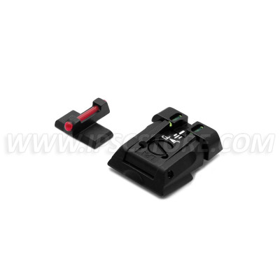 LPA SPF01HK Adjustable Sight Set for H&K P30/P45/SFP9 with Fiber Optic