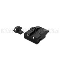 LPA SPR33X430 Adjustable Sight Set for PX4 all models with White Dots