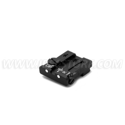 LPA TPU32GL30 Adjustable Rear Sight for GLOCK with White Dots