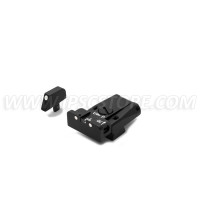 LPA SPR75CZ30 Adjustable Sight Set for CZ 75 (Brno Old Model) with White Dots