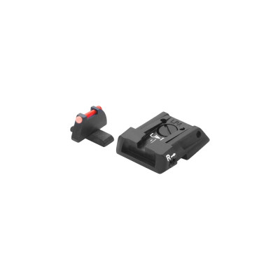 LPA SPS01HK6F Carry Sight Set for H&K P30/P45/SFP9 with Fiber Optic Front