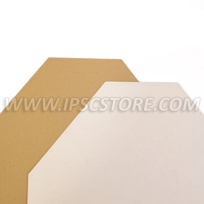 Tarjetas de IPSC Canela/Blanco 10 pcs./ Pack