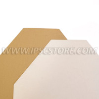 Tarjetas de IPSC Canela/Blanco 50 pcs./ Pack