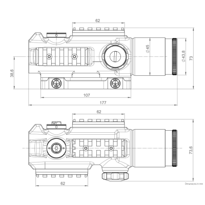 KAHLES K4i 4x30i Competition Rifle Scope