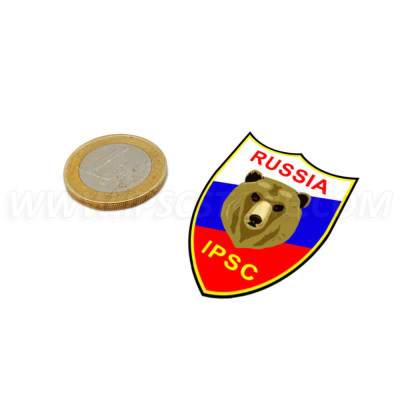 IPSC Russia Sticker - 4,5cm