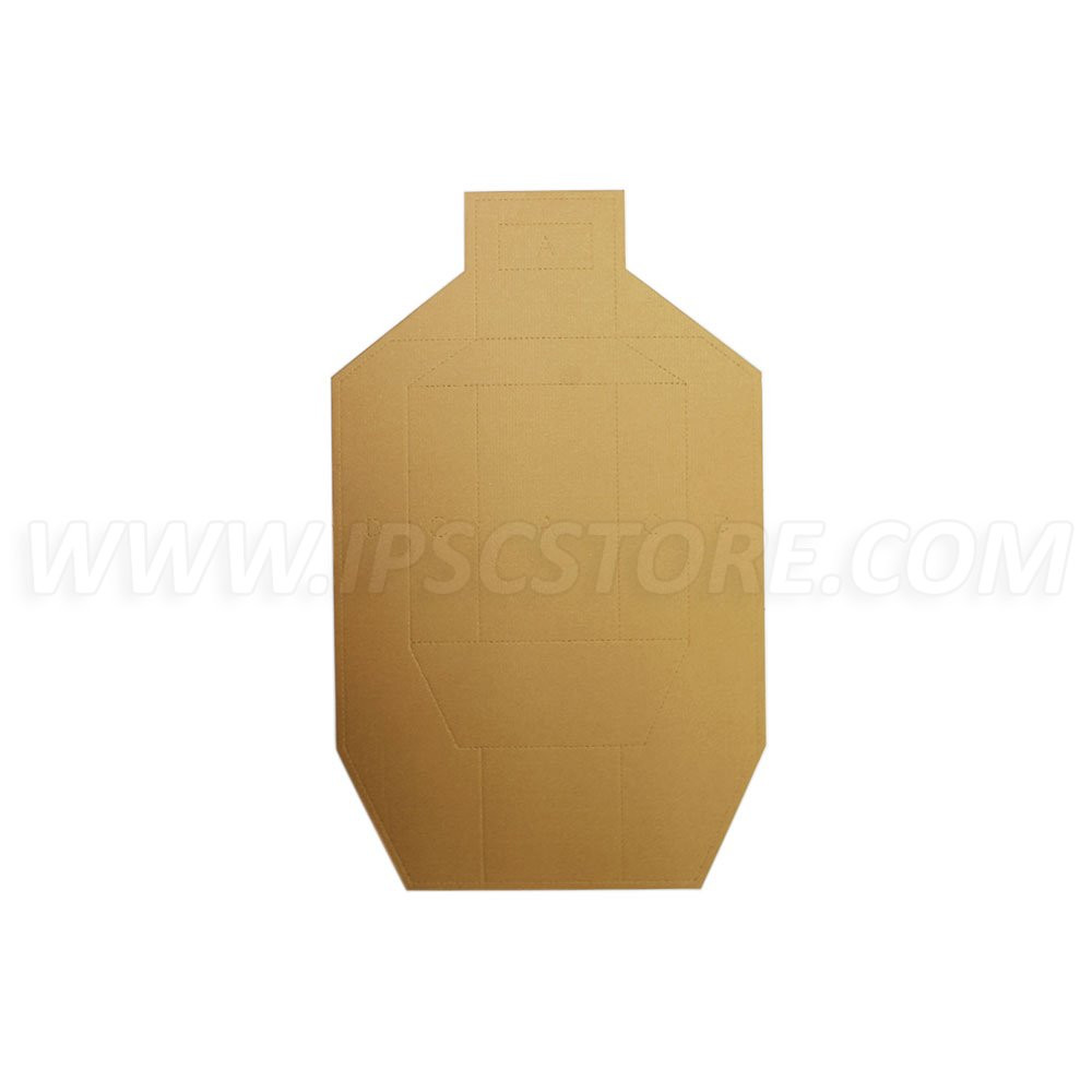 Cardboard Tactical Target TAN/WHITE - 10 pcs./pack