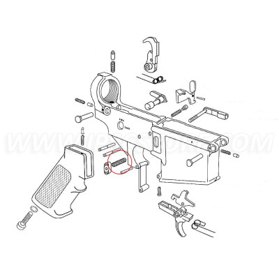 Eemann Tech AR-15 Magazine Release Spring