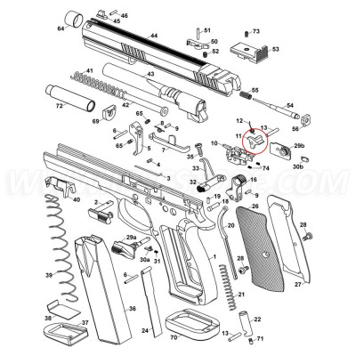 CZ 75 TS SPS Gachette 