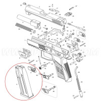 CZ P-07 DUTY Magazine, 9x19mm, 16 Rounds