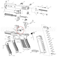 GLOCK 33989 Resorte Ambi de Bloqueo de Corredera para G17, G19 GEN5, G19X