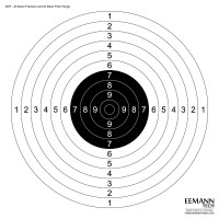 Eemann Tech ISSF 25M Precision & 50M Pistol Target