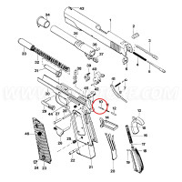 Fiador de Retenida de Corredera para 1911/2011 Eemann Tech