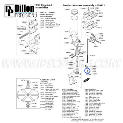 Eemann Tech Primer Cup Spring 14033 for Dillon XL550/XL650