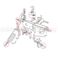 Eemann Tech Lower Small Parts Set for AR-15