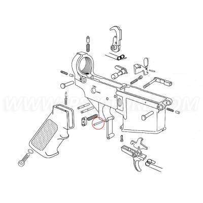 Eemann Tech Trigger Guard Roll Pin for AR-15