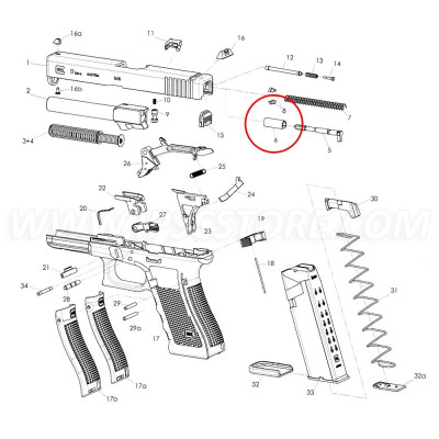 GLOCK Firing Pin Channel Liner