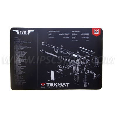 Tekmat 1911 Black Gun Cleaning mat