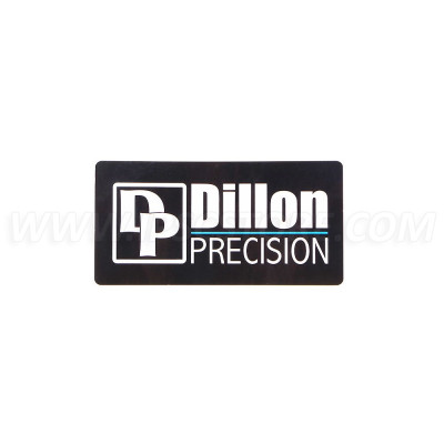 Autocollant avec logo Précision Dillon - 7x3,5cm