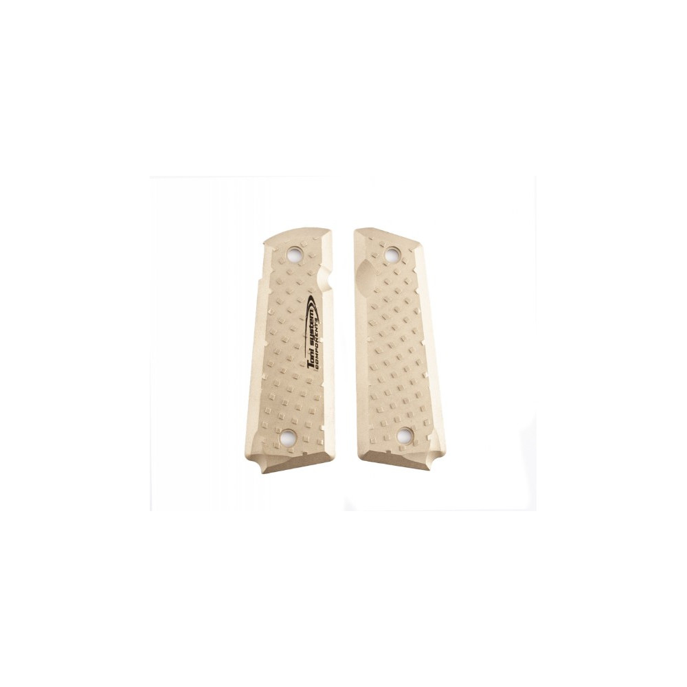 TONI SYSTEM GO1911VL Long Brass Vibram Grips for 1911