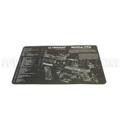 Alfombrilla de Limpieza para Pistolas Walther PPQ Tekmat