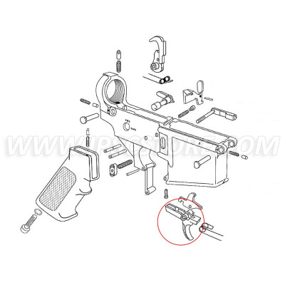 Disparador para AR-15 Eemann Tech