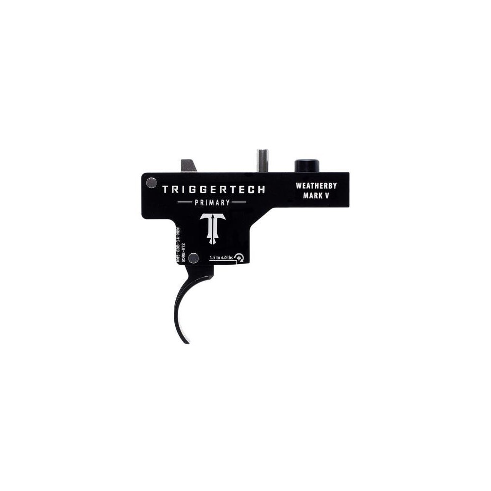 TriggerTech Weatherby Mark V Primary Curved Black