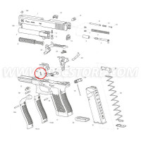 GLOCK 39567 arrêtoir de culasse Ressort pour G17 GEN5, G19 GEN5, G19X, G26 GEN5, G34 GEN5 MOS