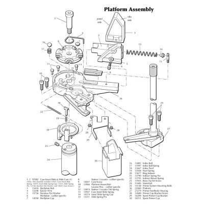 Dillon 22060 Platform Assembly for Dillon XL650