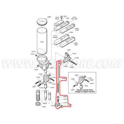 Dillon 22172 Failsafe Rod Assembly for Dillon XL650/XL750