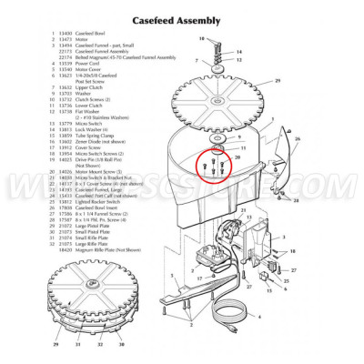 Dillon 14026 Motor Mount Screw for Dillon XL750