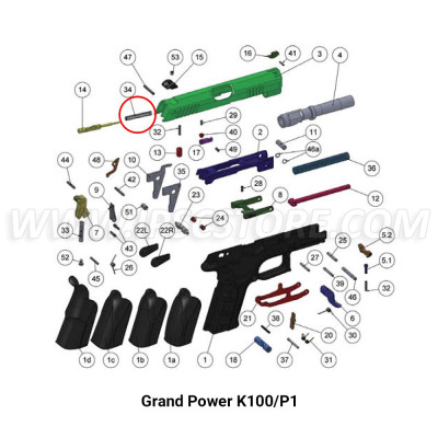 (CLOSED) GRAND POWER Firing Pin Spring